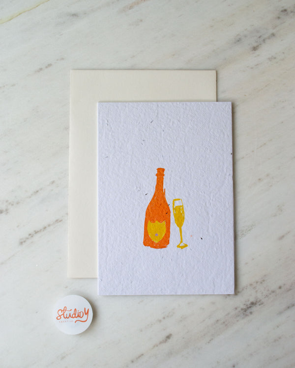 CHAMPAGNE AND GLASS