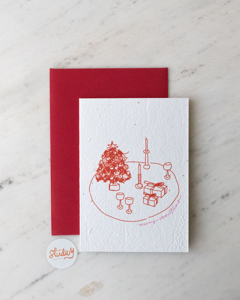 4 Pack Greeting Cards - Christmas Time