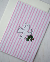 Christmas Dove Stripe