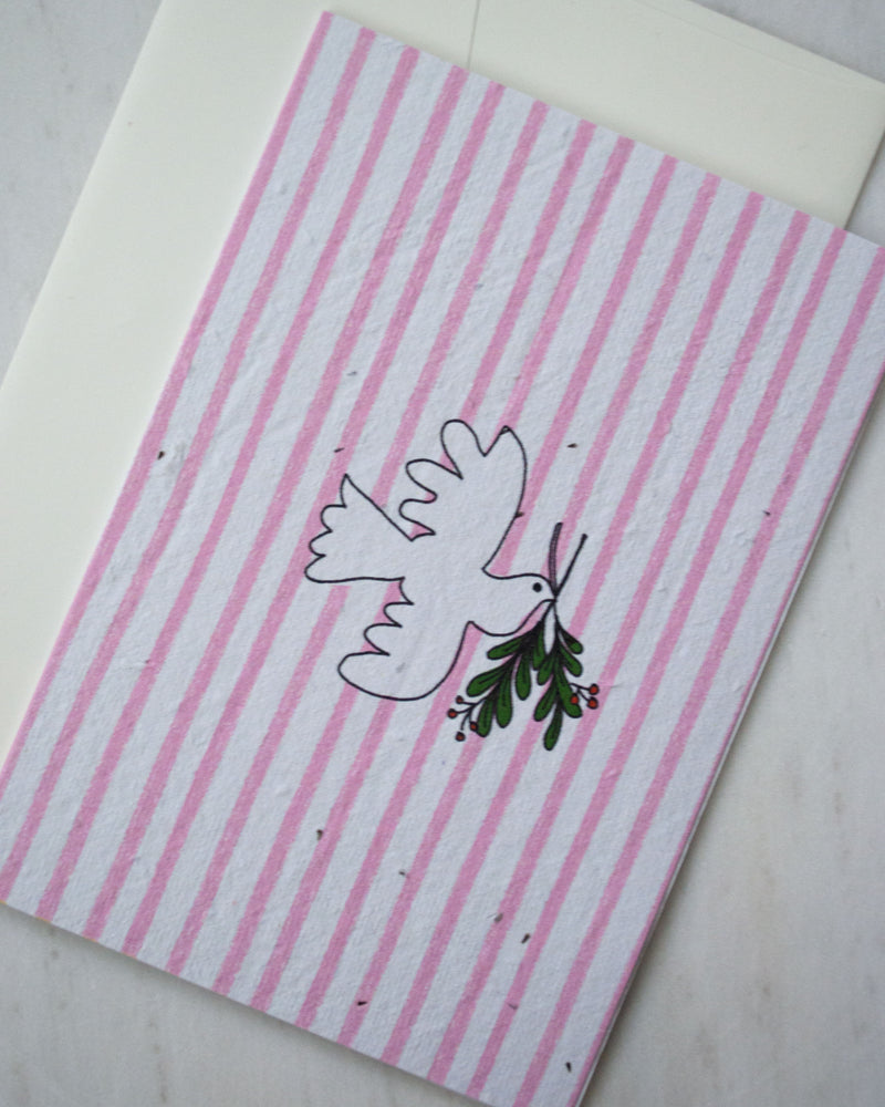 Christmas Dove Stripe