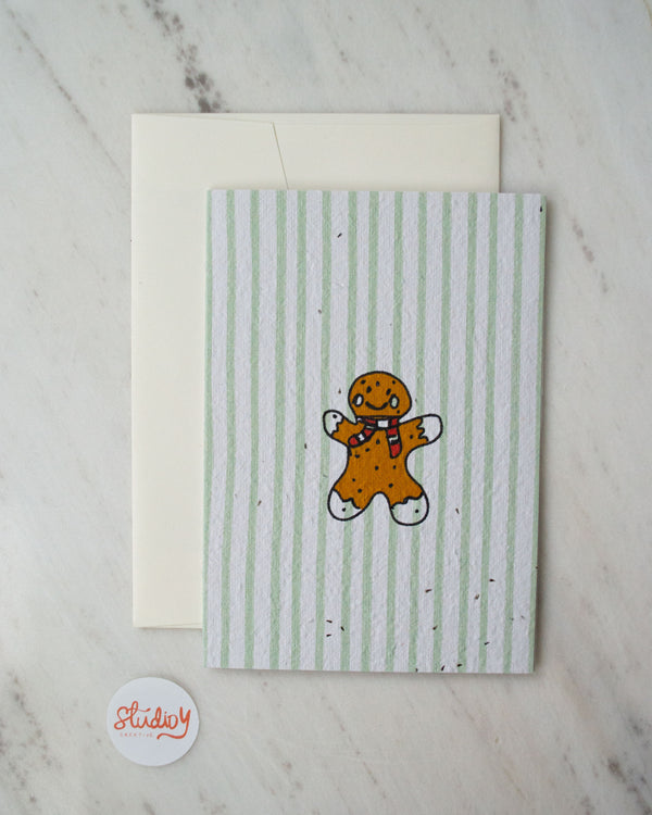 Christmas Gingerbread Stripe