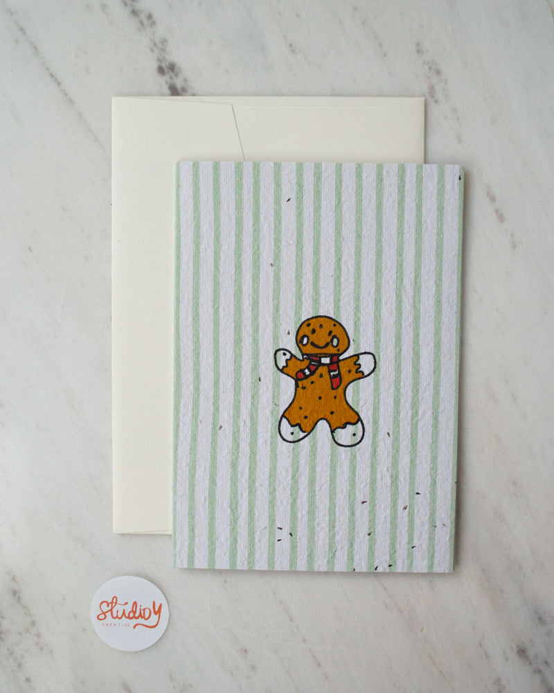 Christmas Gingerbread Stripe