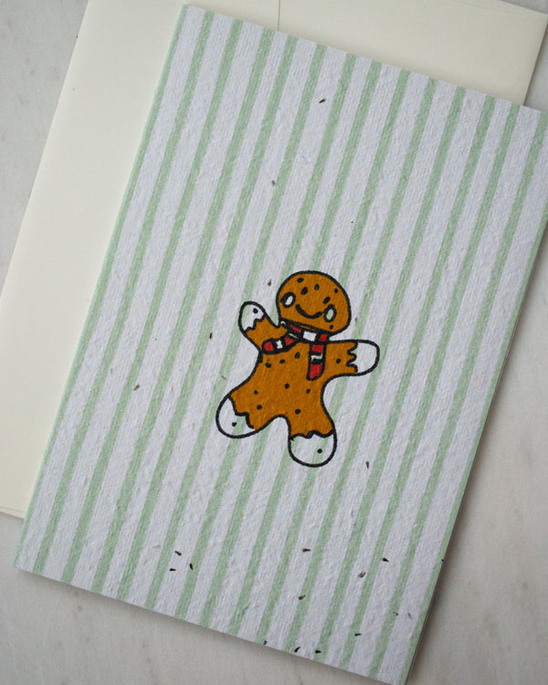 Christmas Gingerbread Stripe