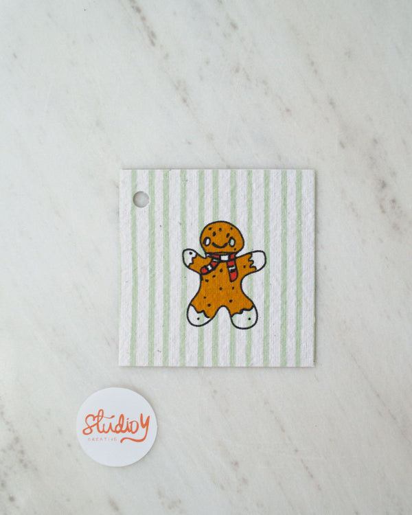 Gingerbread Stripe Gift Tags