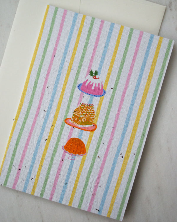 Christmas Pudding Stripe