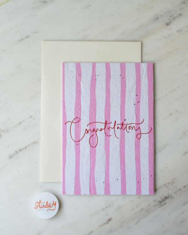 CONGRATULATIONS (STRIPES)