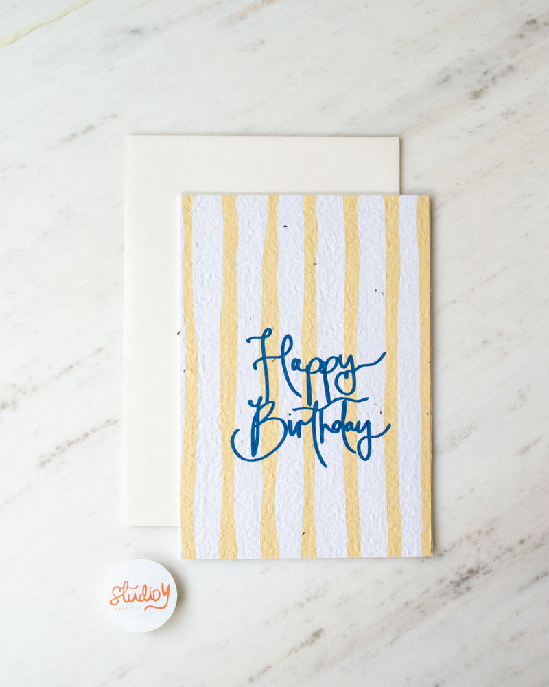 HAPPY BIRTHDAY (STRIPE)