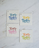 HAPPY BIRTHDAY GIFT TAGS