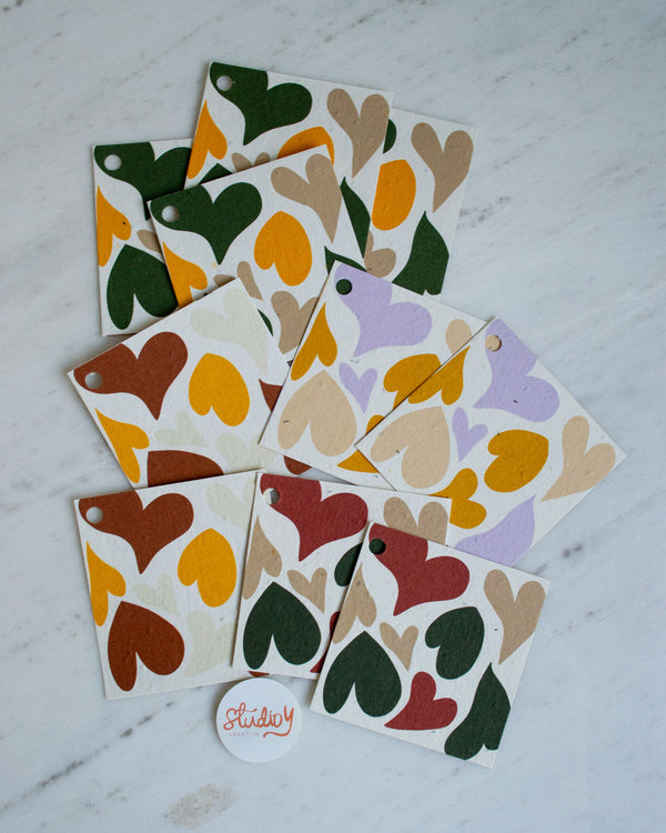 HEARTS GIFT TAGS (Neutral)